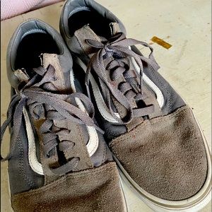 Mens Old School Vans 10.5 grey